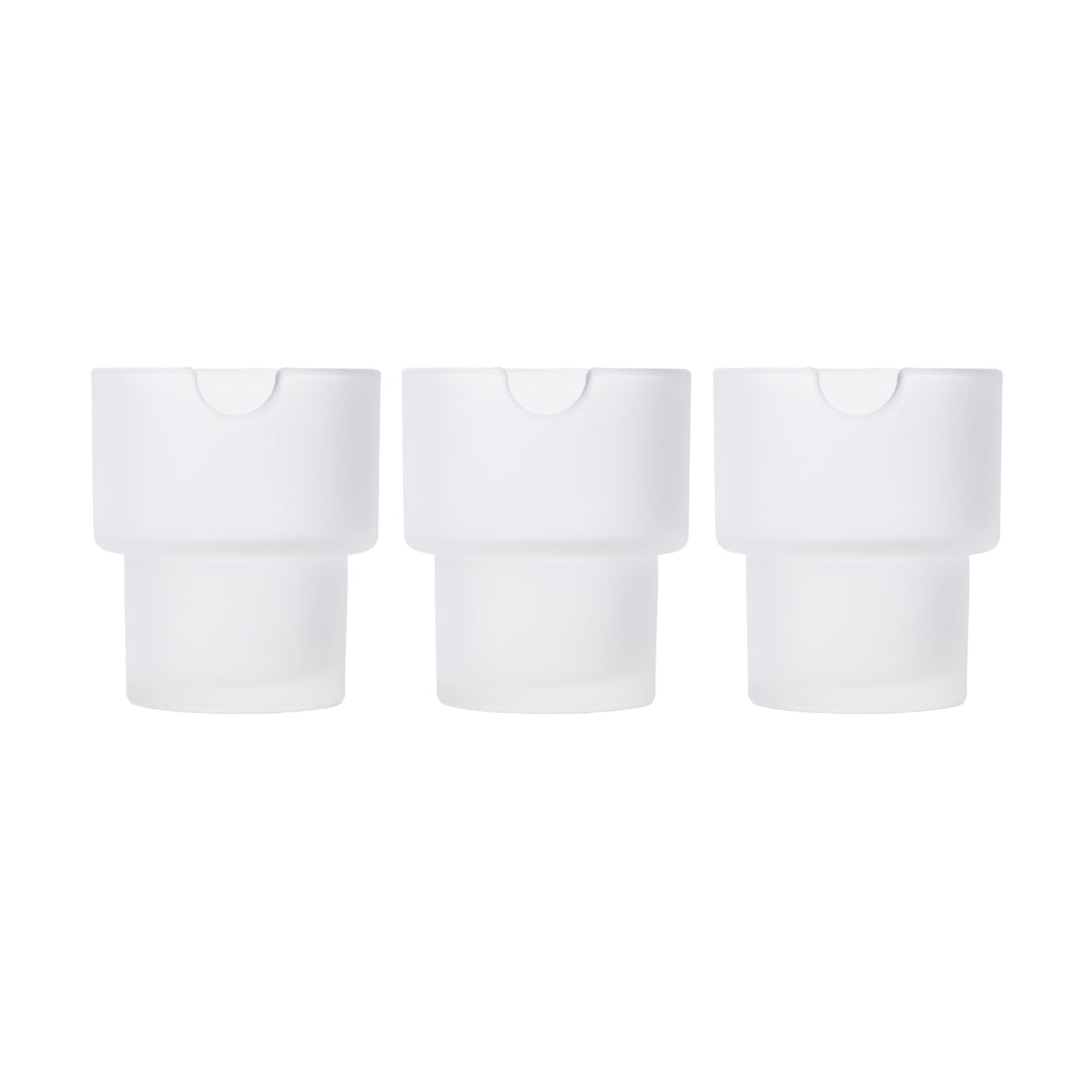NWTN Home Stackable Glass Ashtray Set