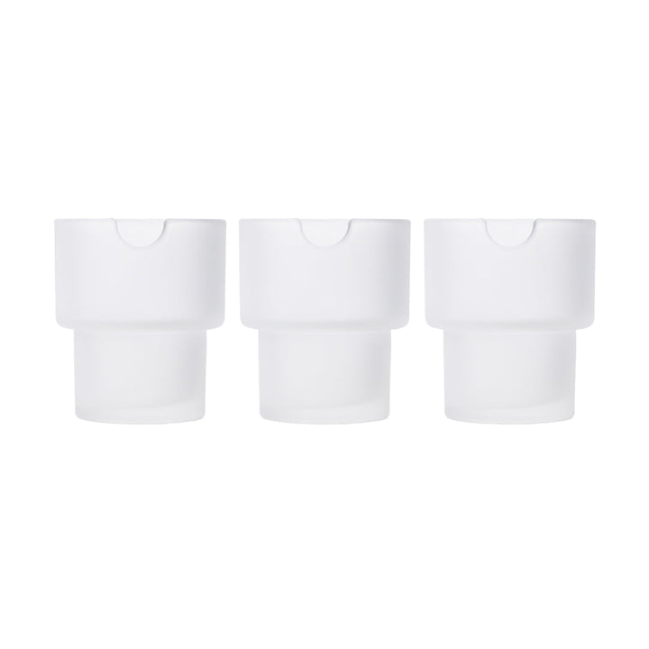 NWTN Home Stackable Glass Ashtray Set