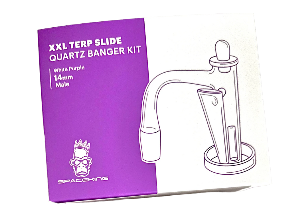 Space King XXL Terp Banger Set - White Purple