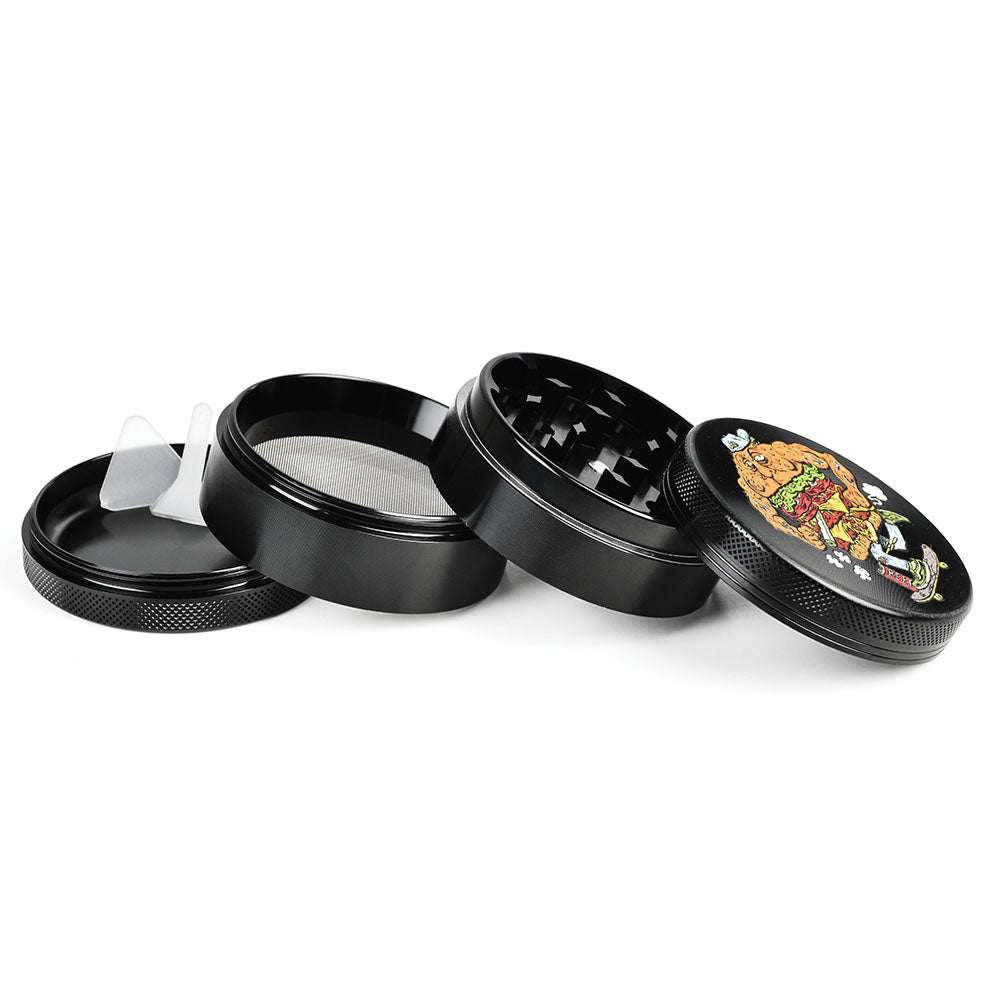 Skateburger Metal 4-Piece Dry Herb Grinder