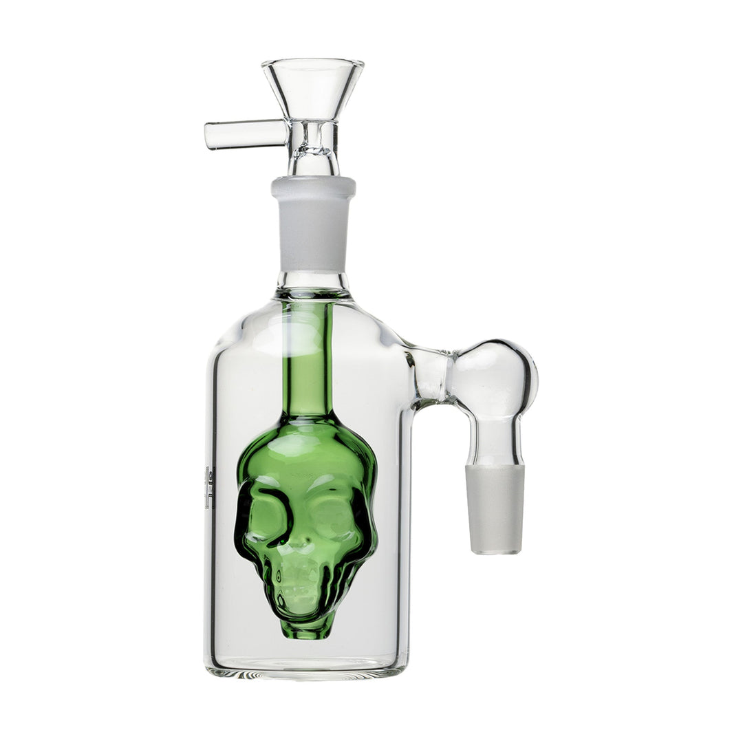 Human Grade Skull Perc Ash Catcher for Water Pipes