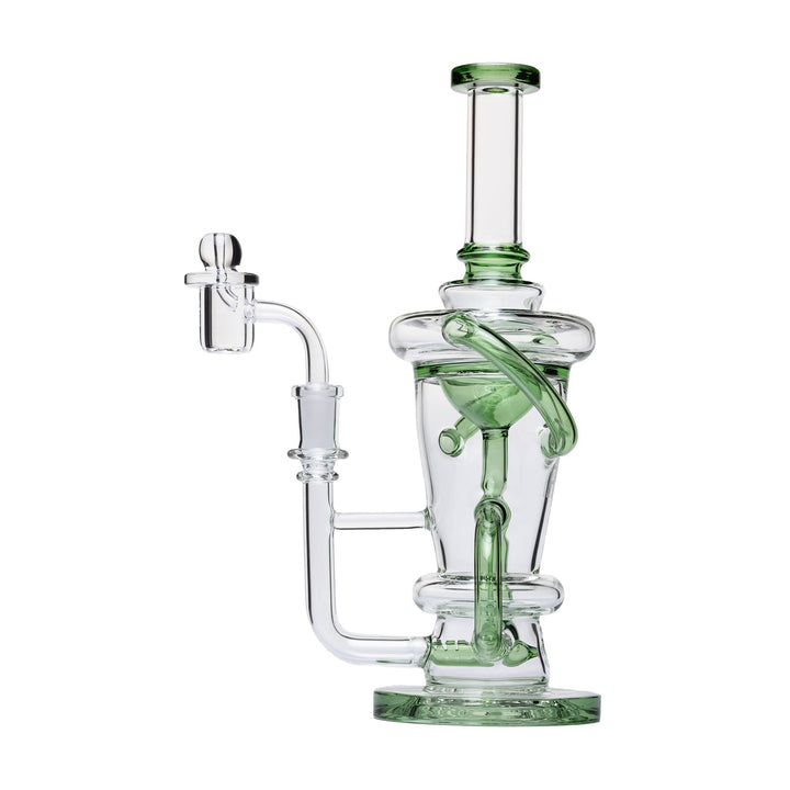 10.25 Inch Straight Recycler Dab Rig - Borosilicate