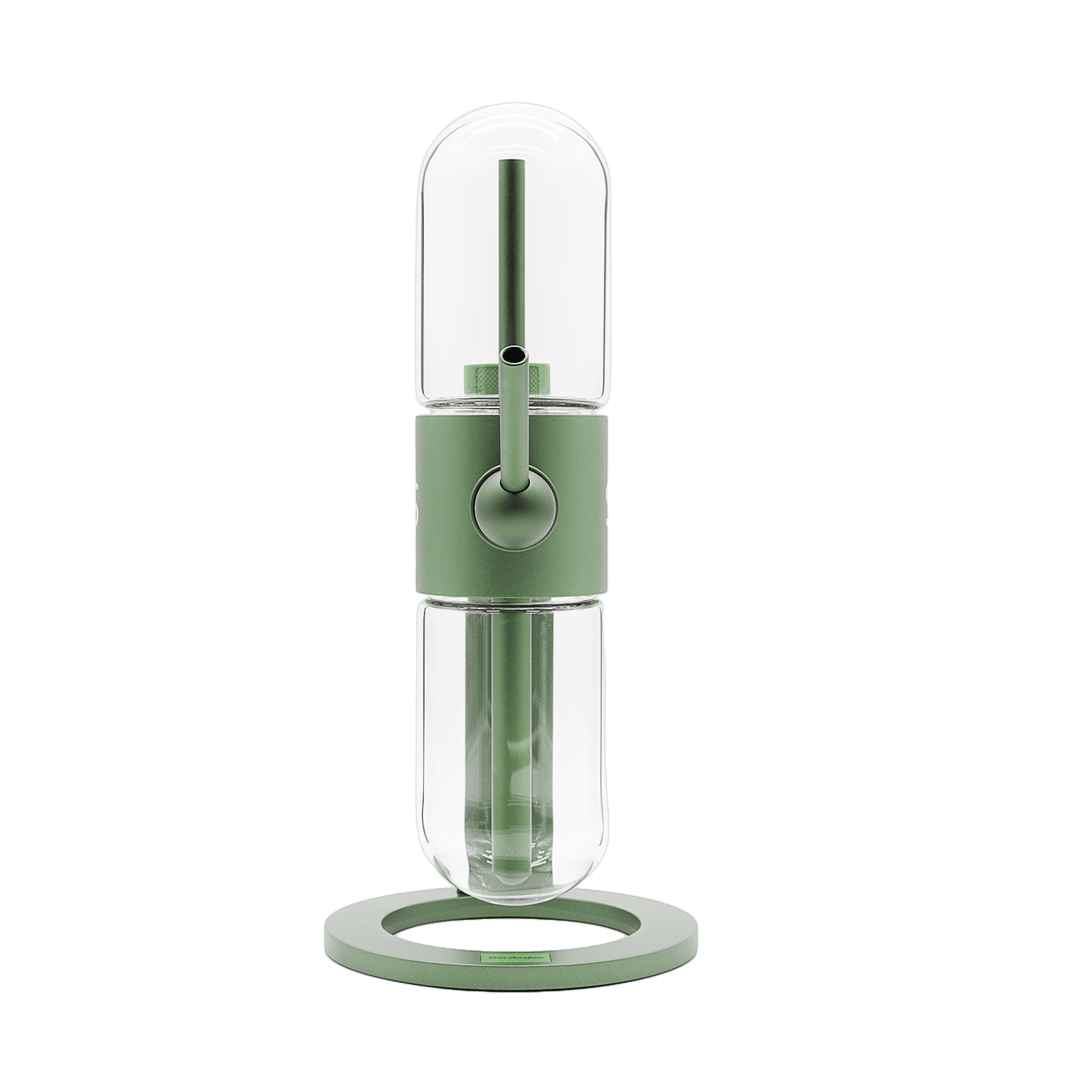 Olive Green Stündenglass Gravity Infuser Hookah