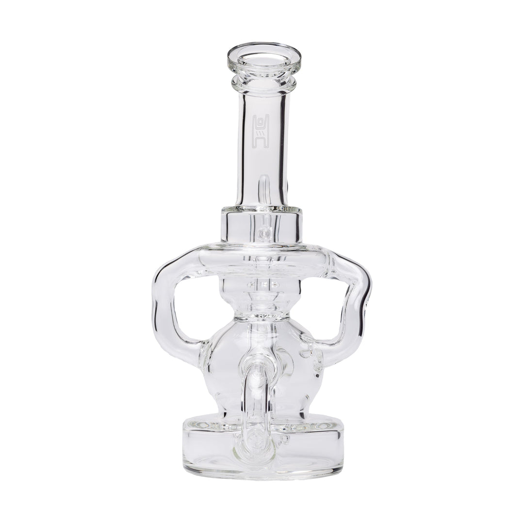 Stubby Klein Recycler Dab Rig with Quartz Banger