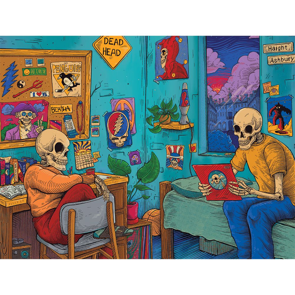 Grateful Dead 4-Inch Inside Print Sherlock Pipe
