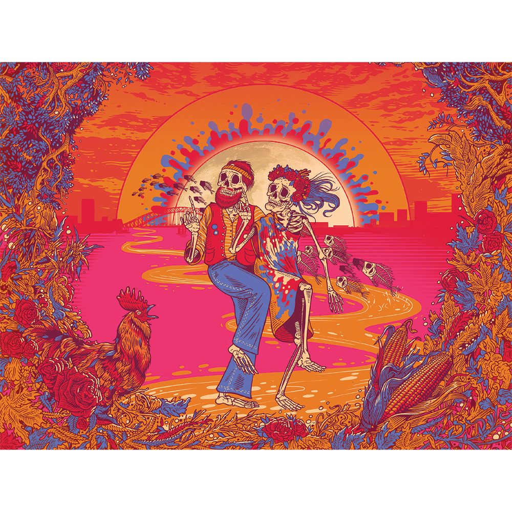 Grateful Dead 4-Inch Inside Print Sherlock Pipe
