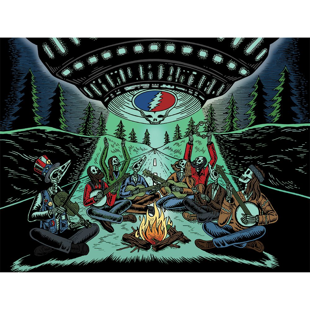 Grateful Dead 4-Inch Inside Print Sherlock Pipe