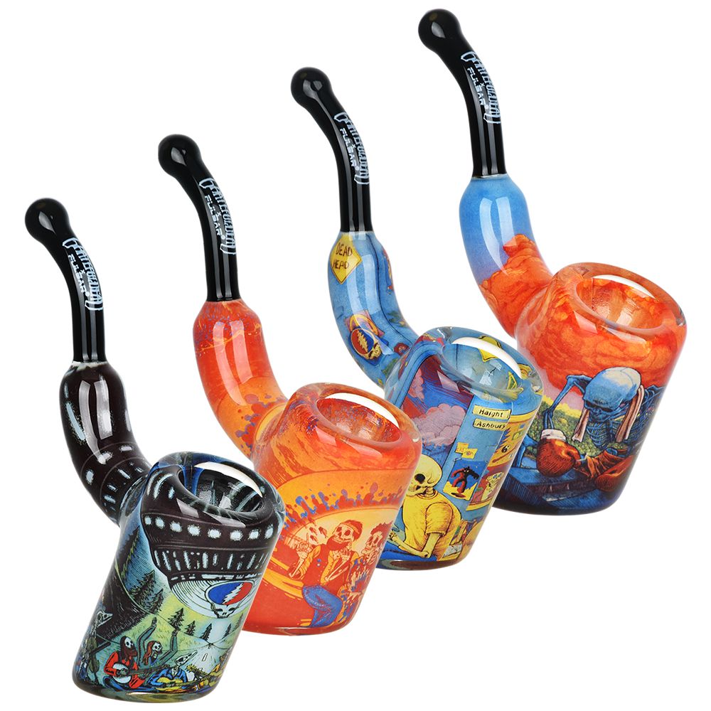Grateful Dead 4-Inch Inside Print Sherlock Pipe