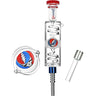 Grateful Dead Steal Your Face Glycerin Dab Straw - 8.5 Inch