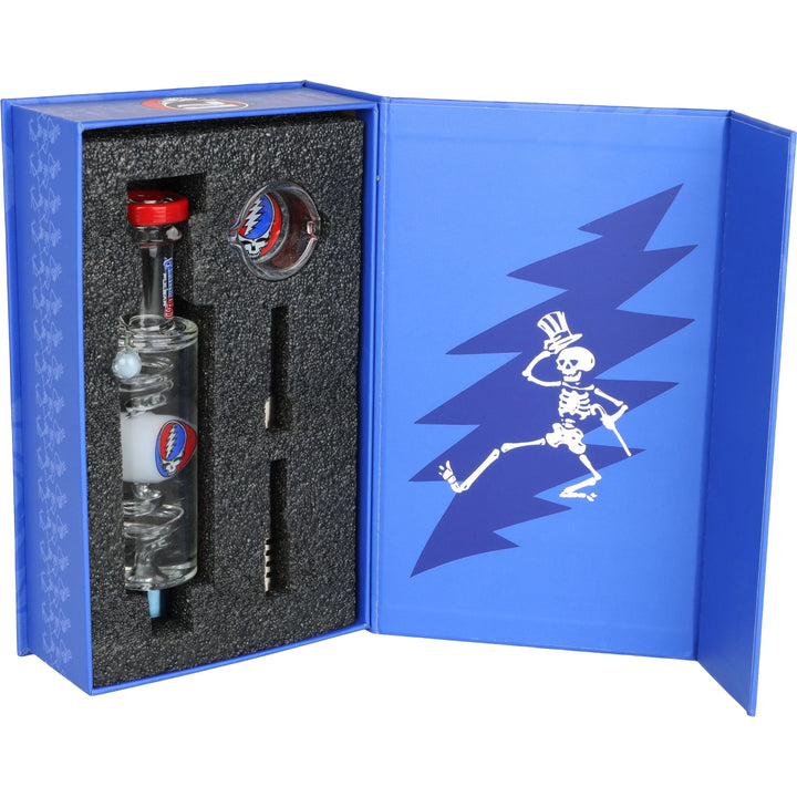 Grateful Dead Steal Your Face Glycerin Dab Straw - 8.5 Inch