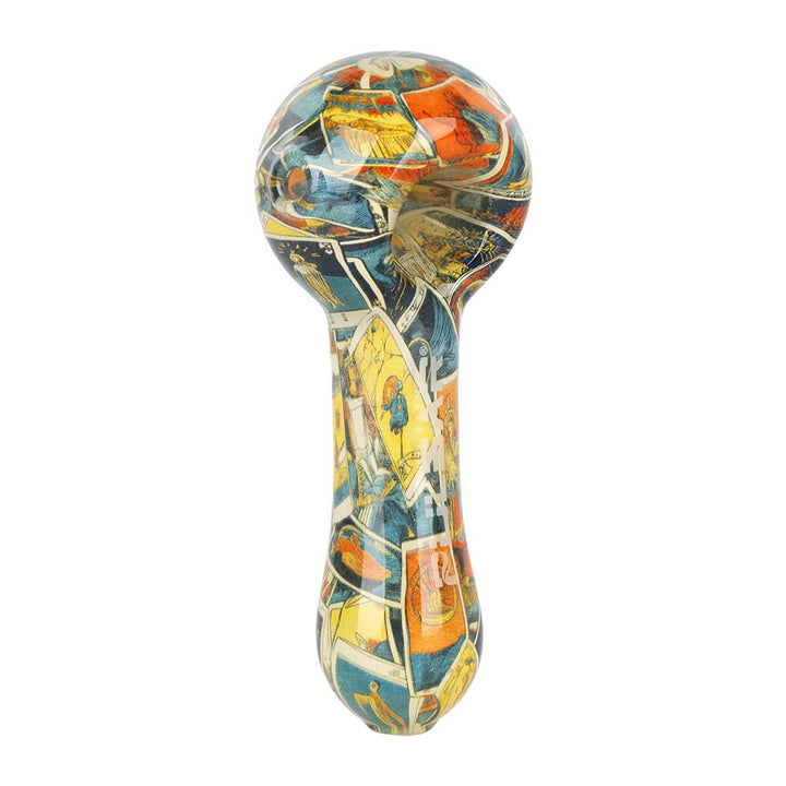 Pulsar 4.75" Borosilicate Inside Print Hand Pipe