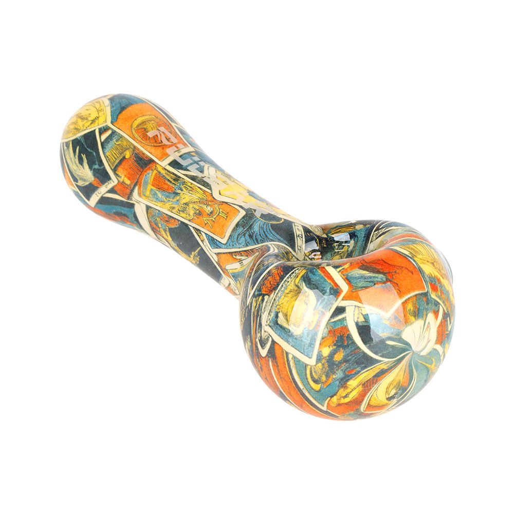 Pulsar 4.75" Borosilicate Inside Print Hand Pipe