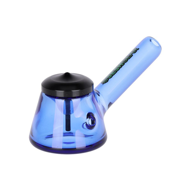 4.75 Inch Glass Hand Pipe with Tamp-n-Poke Lid