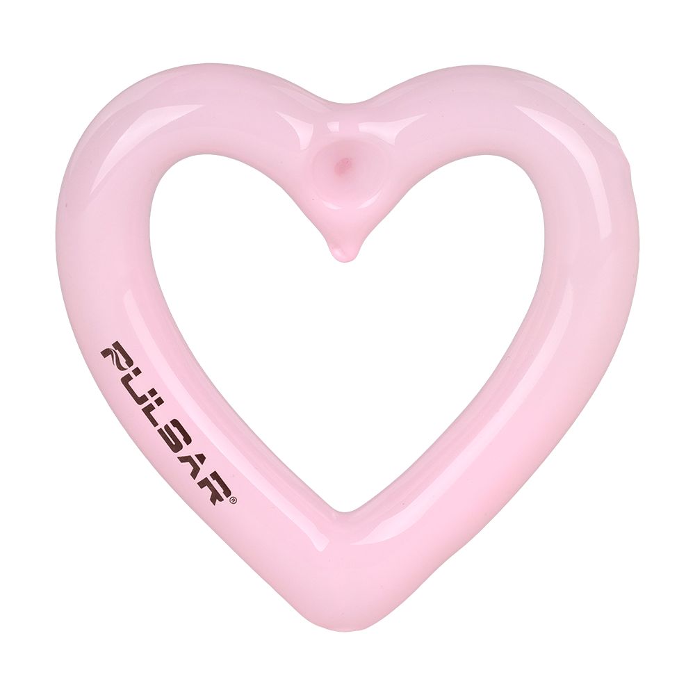 Pulsar 4.5" Balloon Heart Glass Hand Pipes (2-Pack)