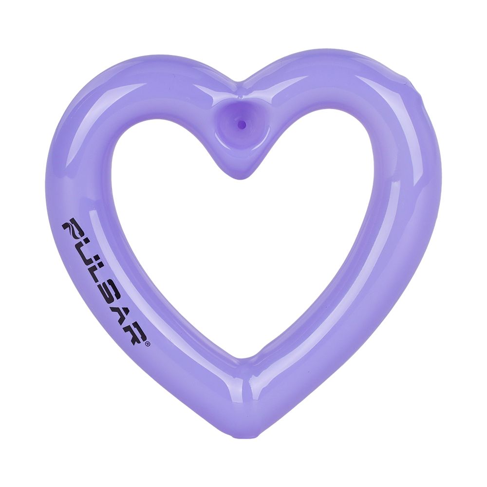 Pulsar 4.5" Balloon Heart Glass Hand Pipes (2-Pack)