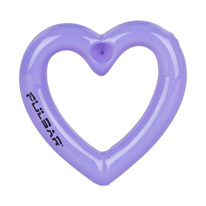 Pulsar 4.5" Balloon Heart Glass Hand Pipes (2-Pack)