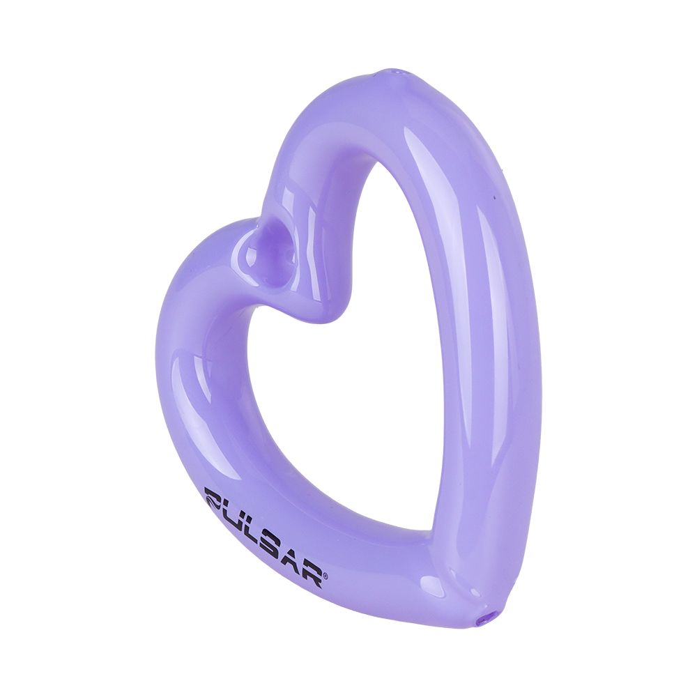 Pulsar 4.5" Balloon Heart Glass Hand Pipes (2-Pack)