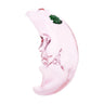 Crescent Moon Glass Hand Pipe with Face - 3.75"