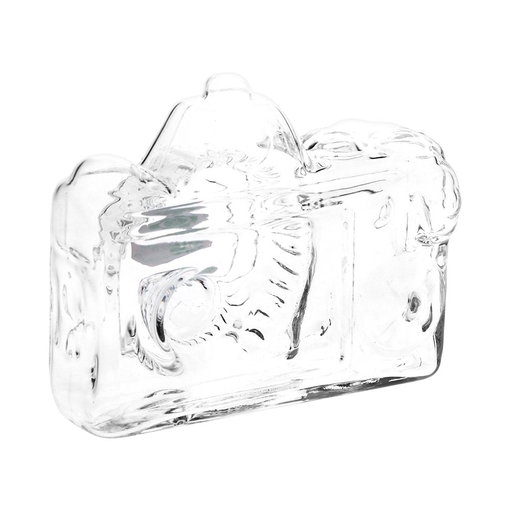 Clear Camera Design Glass Hand Pipe