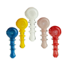 3 Inch Frit Glass Spoon Hand Pipe with Rings