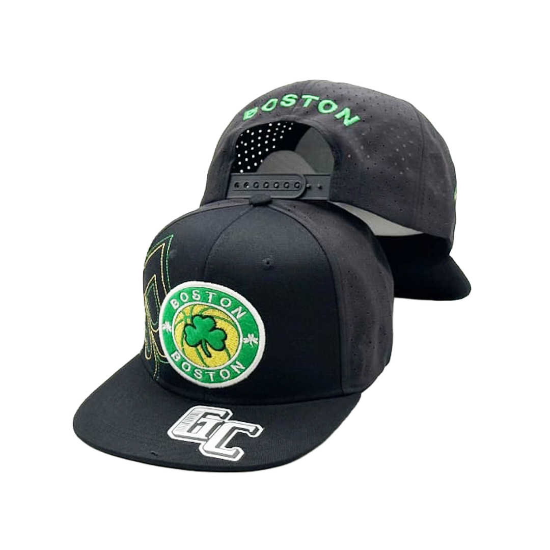 Classic Black Adjustable Snapback Hat