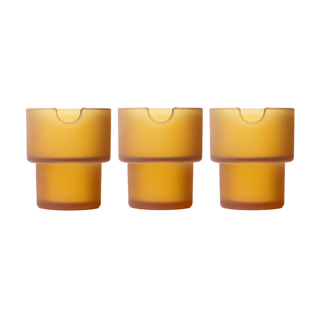 NWTN Home Stackable Glass Ashtray Set