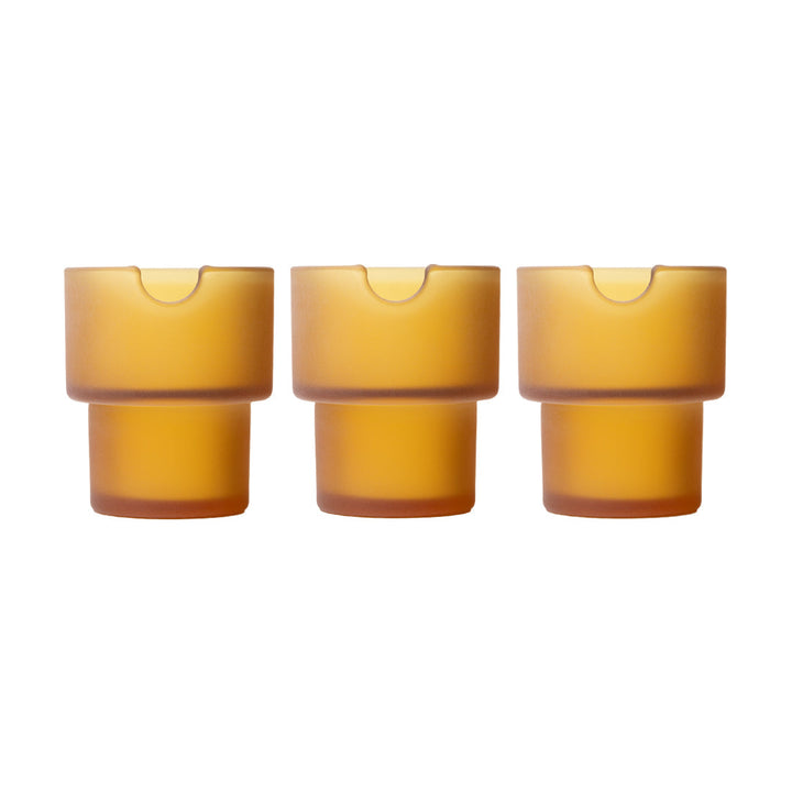 NWTN Home Stackable Glass Ashtray Set