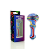 4.5" Wig Wag Honeycomb Glass Spoon Pipe