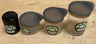 48-Count Mushroom Head Storage Jar Assortment