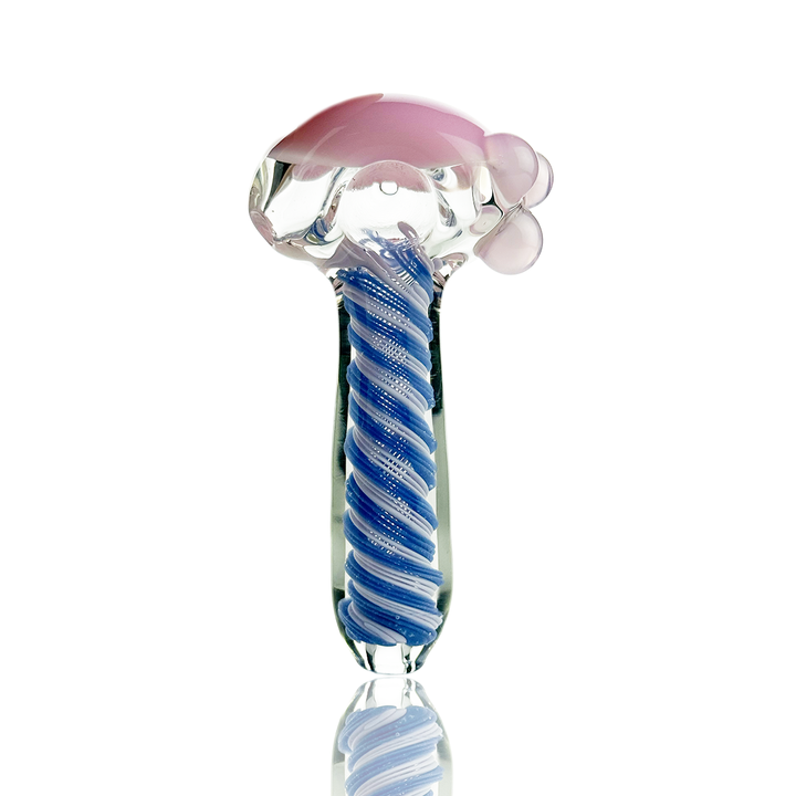 4.5 Inch Slime Spiral Glass Spoon Pipe