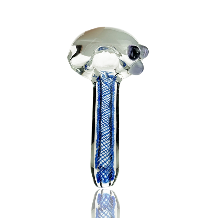 4.5 Inch Slime Spiral Glass Spoon Pipe