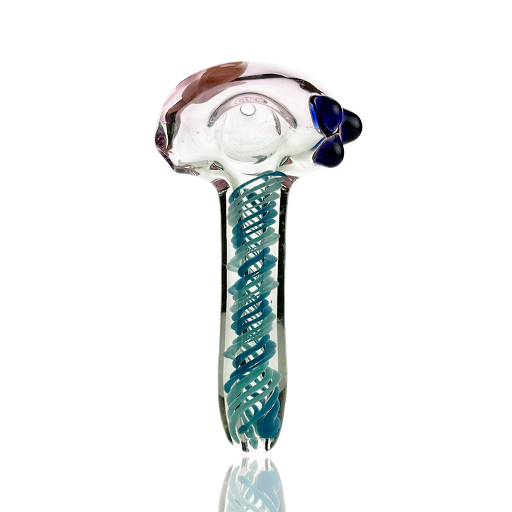 4.5 Inch Slime Spiral Glass Spoon Pipe