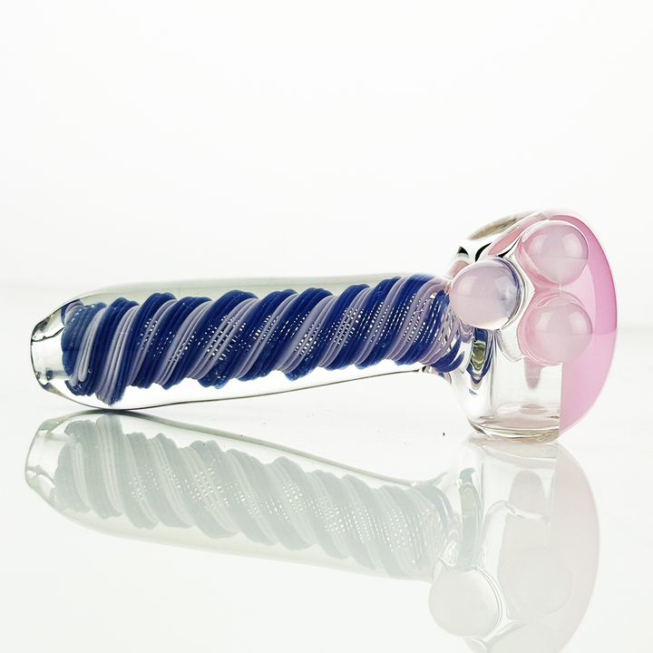 4.5 Inch Slime Spiral Glass Spoon Pipe