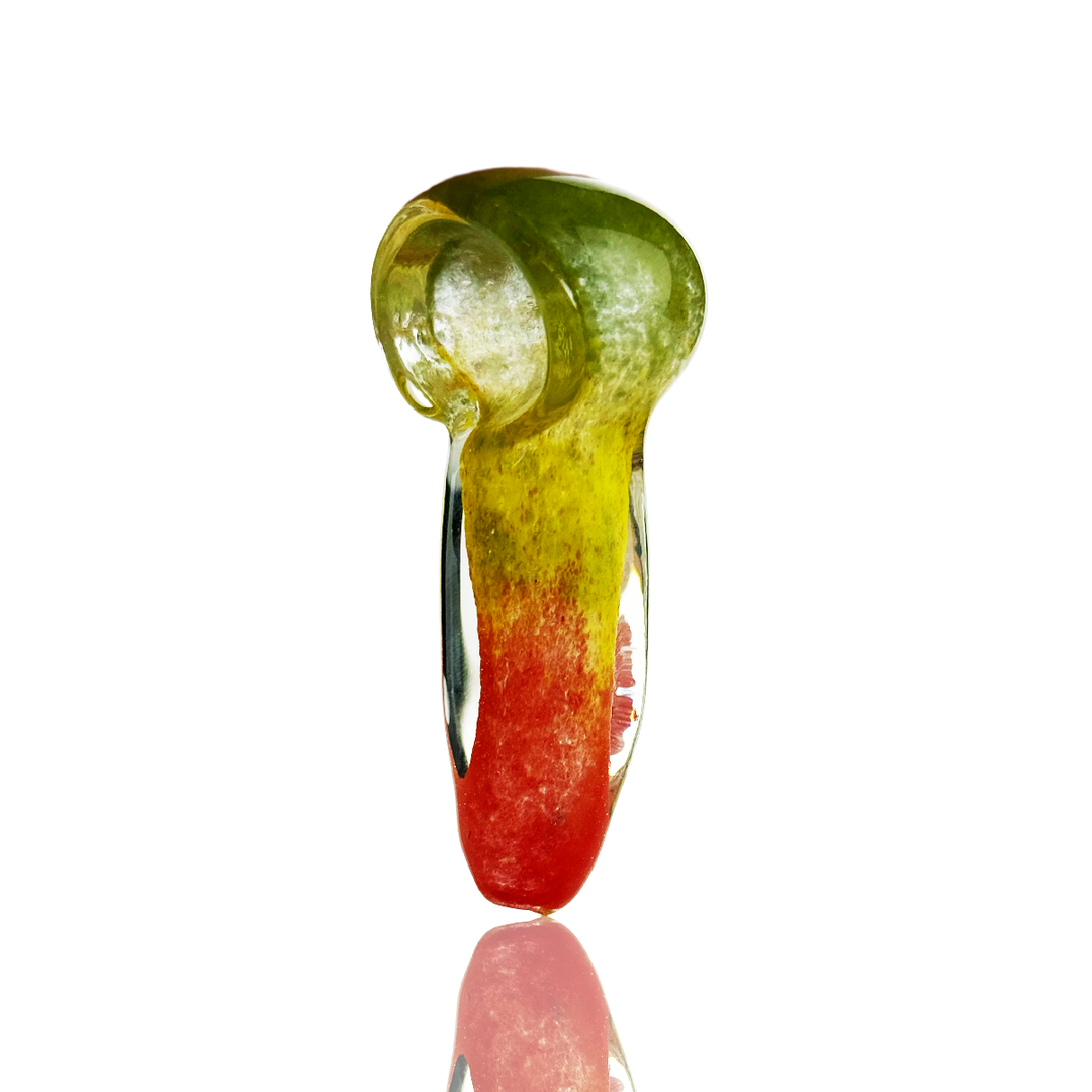 Rasta Frit 2.5 Inch Spoon Pipe