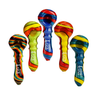 4-Inch Wig Wag Art Glass Hand Pipe