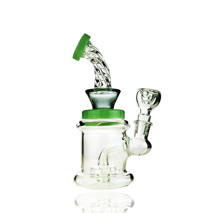 Portable 7-Inch Twist Neck Water Pipe
