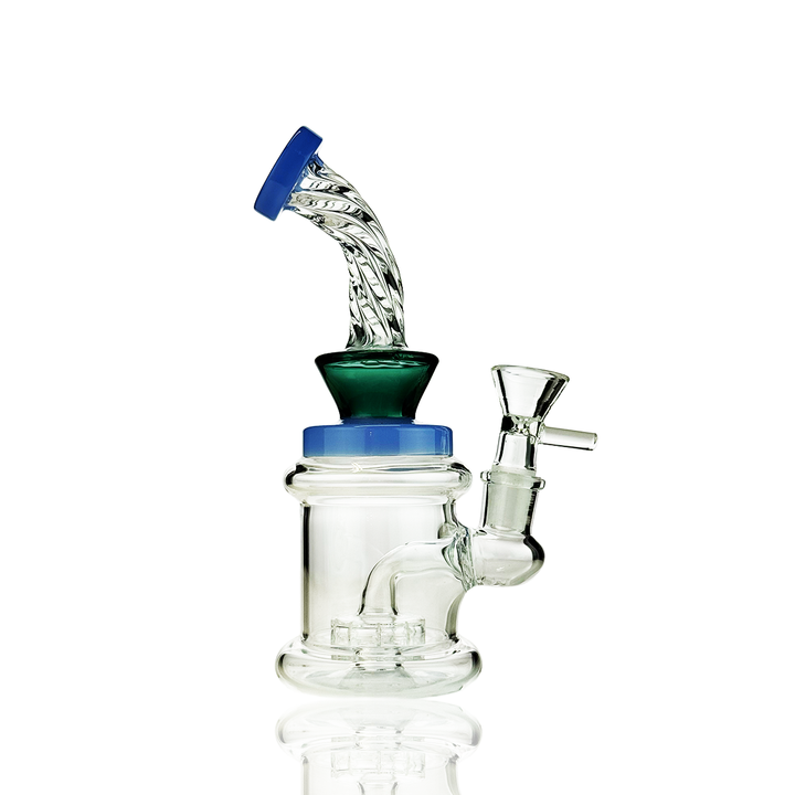 Portable 7-Inch Twist Neck Water Pipe