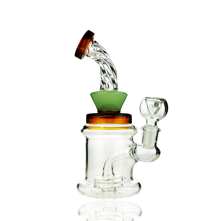 Portable 7-Inch Twist Neck Water Pipe