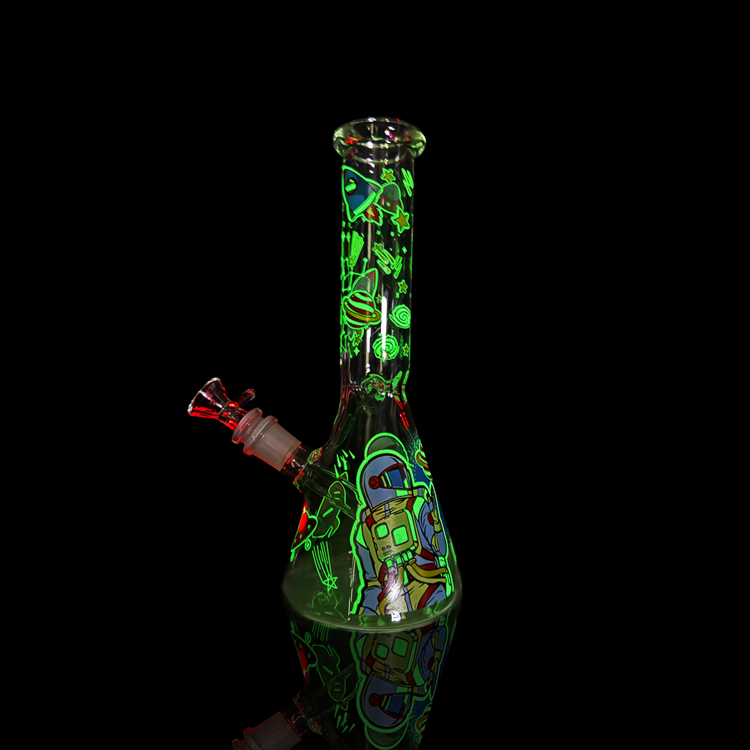 10 Inch Themed Decal Water Pipe with 14mm Bowl