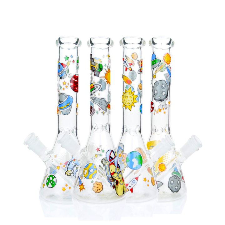 10 Inch Themed Decal Water Pipe with 14mm Bowl