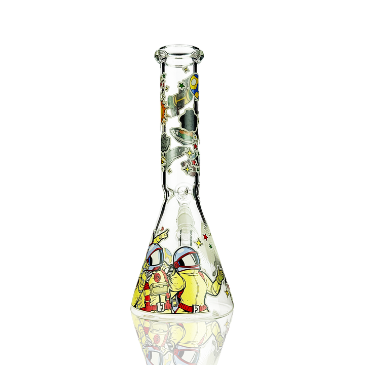 10 Inch Themed Decal Water Pipe with 14mm Bowl