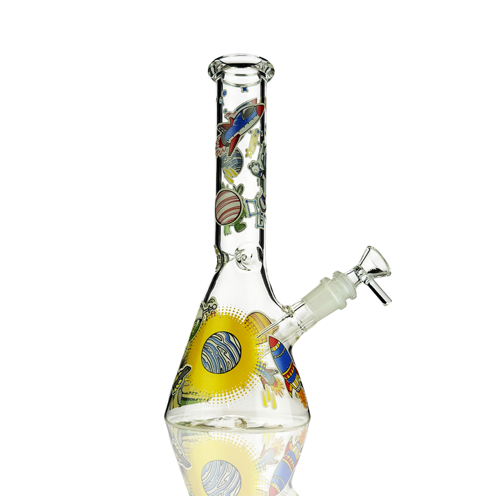 10 Inch Themed Decal Water Pipe with 14mm Bowl