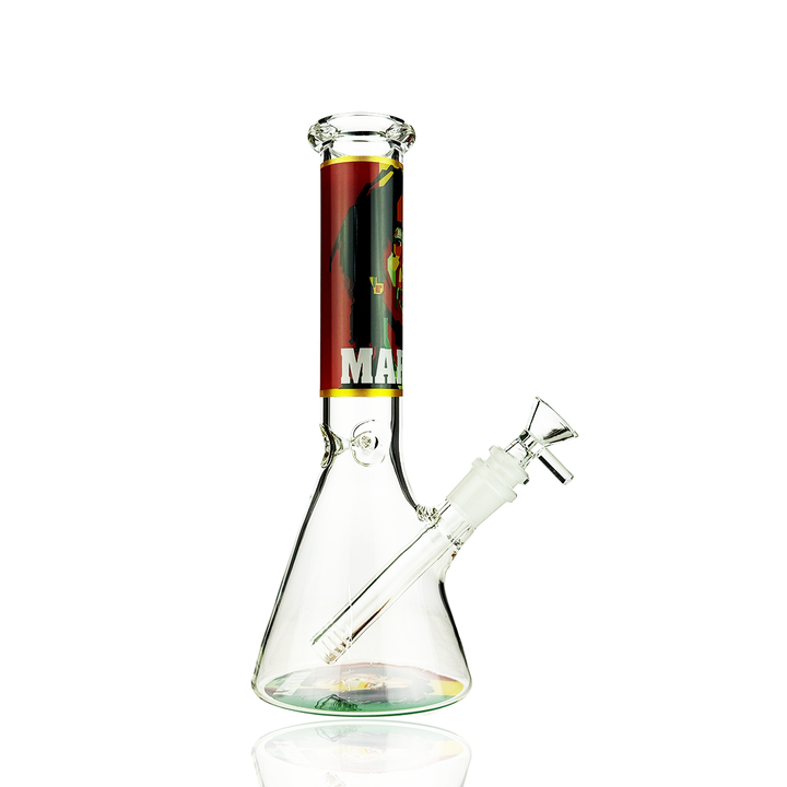 Durable 10-Inch Beaker Water Pipe, 14mm Bowl