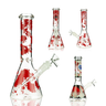 10in Scary Decal Beaker Water Pipe