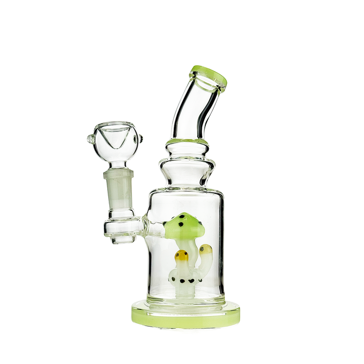 6 Inch Mushroom Glass Water Pipe with 14mm Bowl