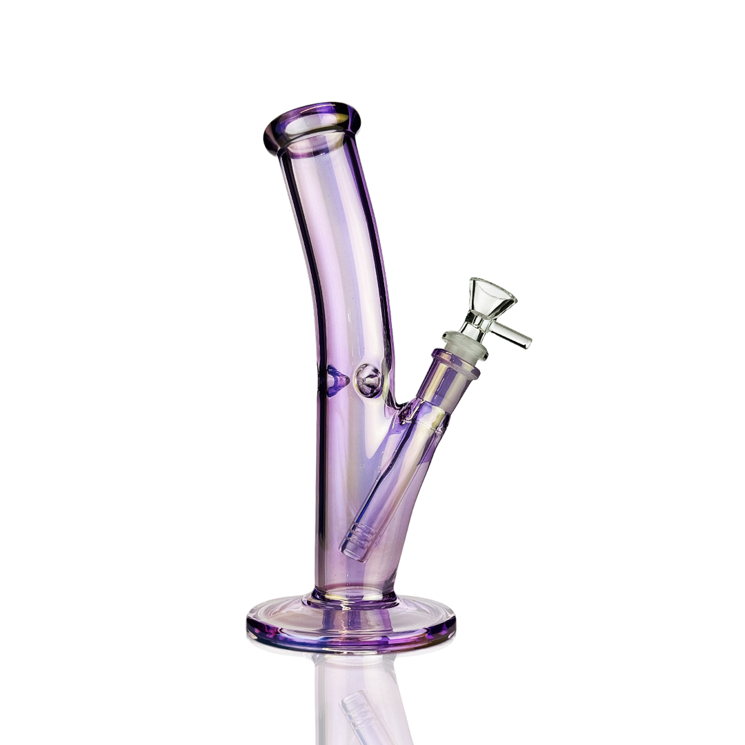 10-Inch Colored Glass Bent Shooter Water Pipe
