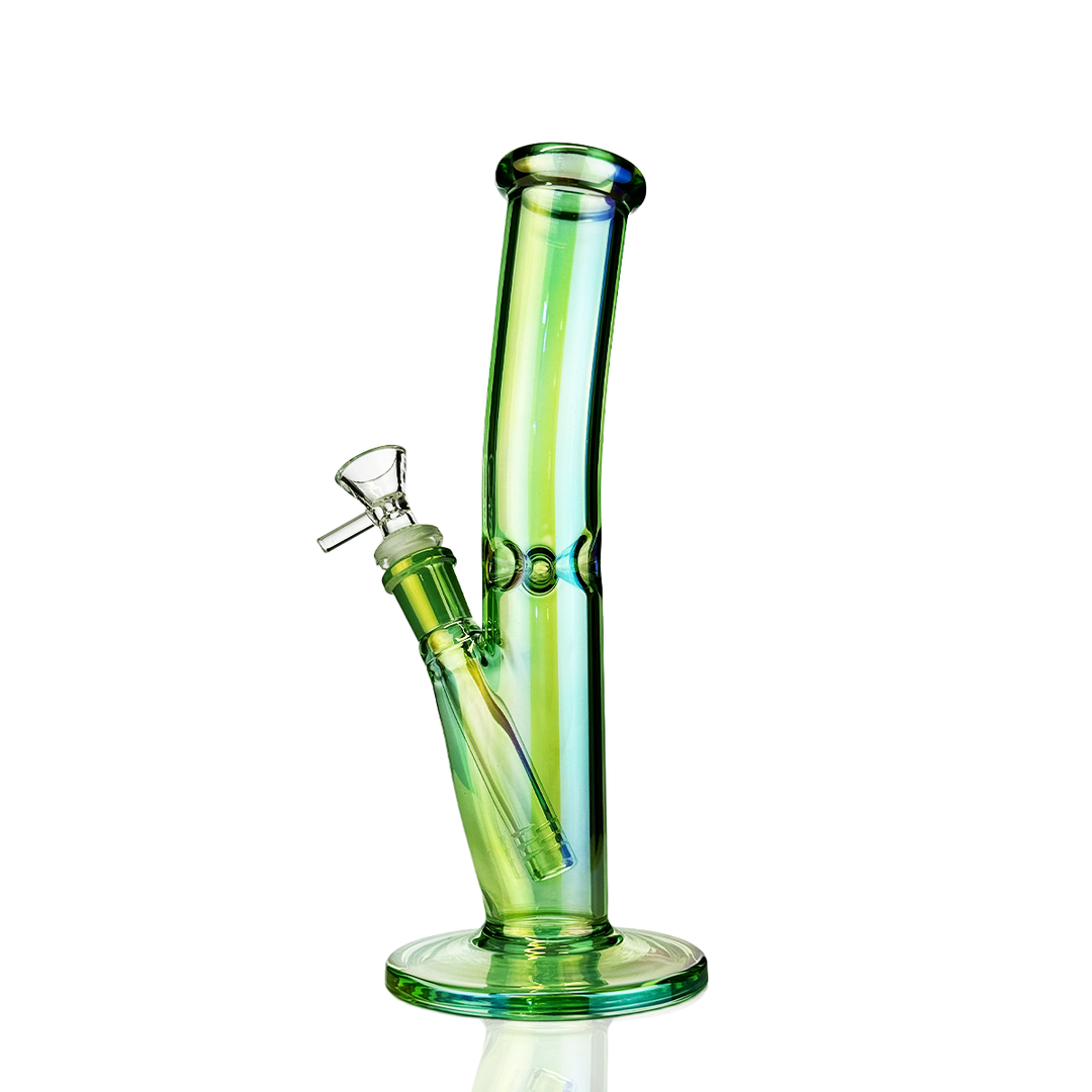 10-Inch Colored Glass Bent Shooter Water Pipe