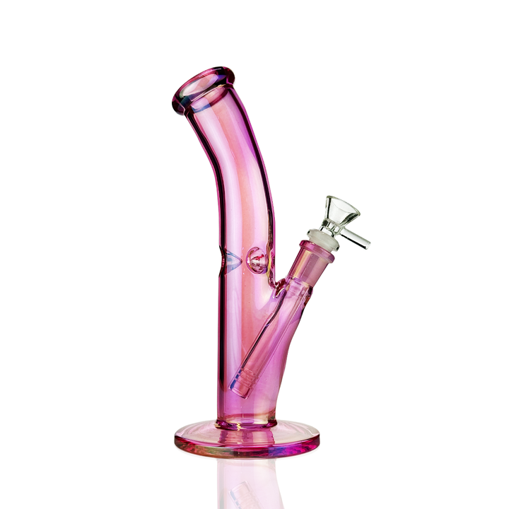 10-Inch Colored Glass Bent Shooter Water Pipe