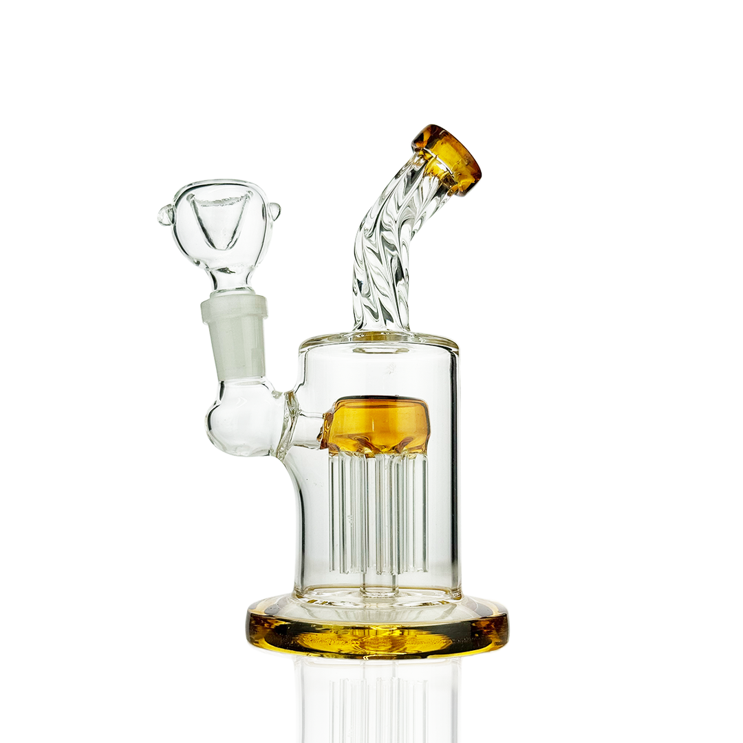 Compact 6-Inch Tree Perc Water Pipe