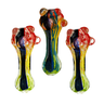 4.5-Inch Rasta Dichro Glass Spoon Pipe